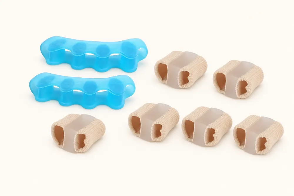 ToeRoom Complete Toe Comfort Kit with gel spacers and six separator tubes