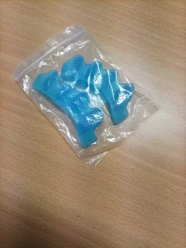 Toe spacers photographed by Laure D., a verified buyer
