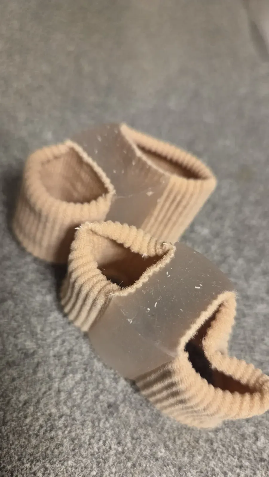 Toe separator tubes photographed by Janet W., a verified buyer
